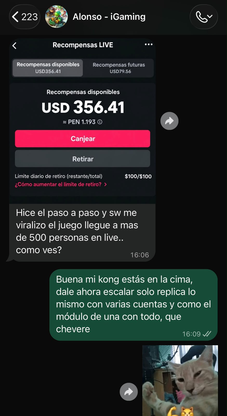 Testimonio de Alonso